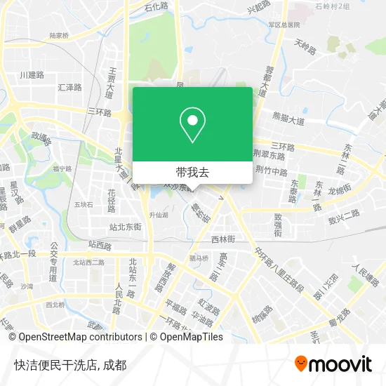 快洁便民干洗店地图