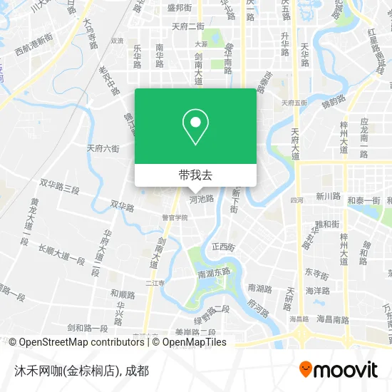沐禾网咖(金棕榈店)地图