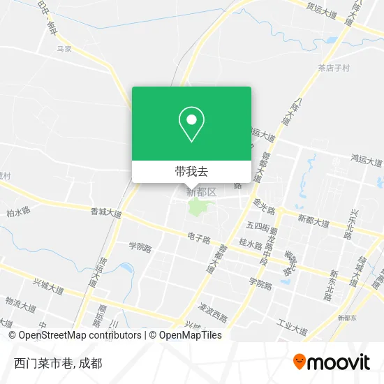 西门菜市巷地图
