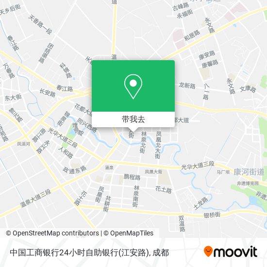 中国工商银行24小时自助银行(江安路)地图