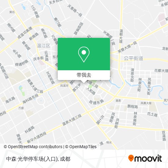 中森·光华停车场(入口)地图