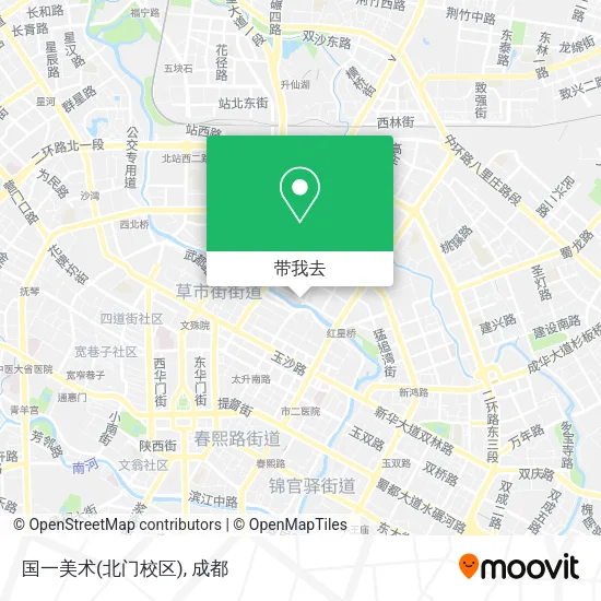 国一美术(北门校区)地图