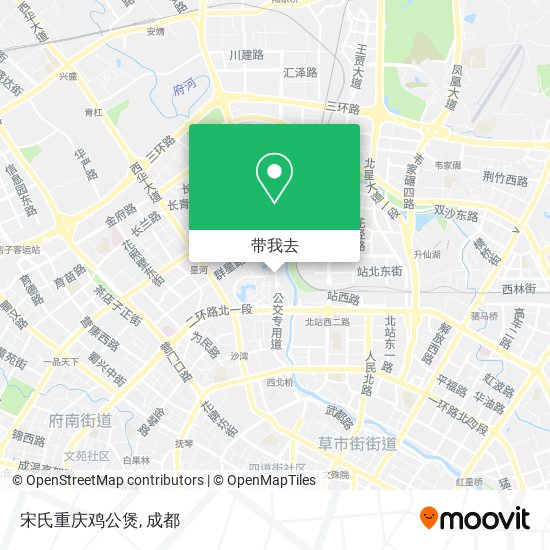 宋氏重庆鸡公煲地图