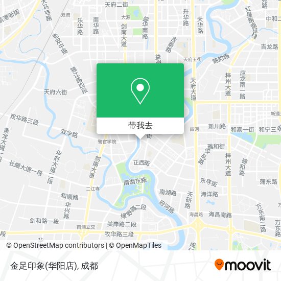 金足印象(华阳店)地图