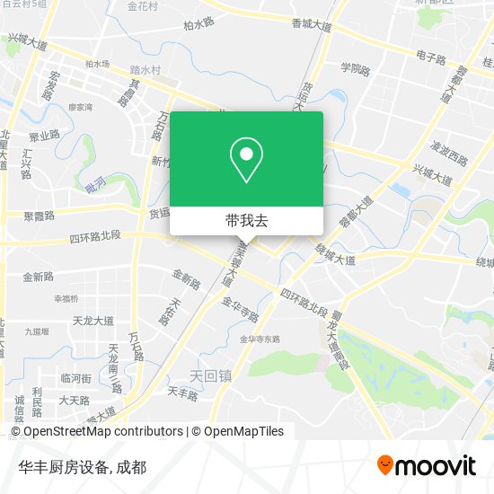华丰厨房设备地图
