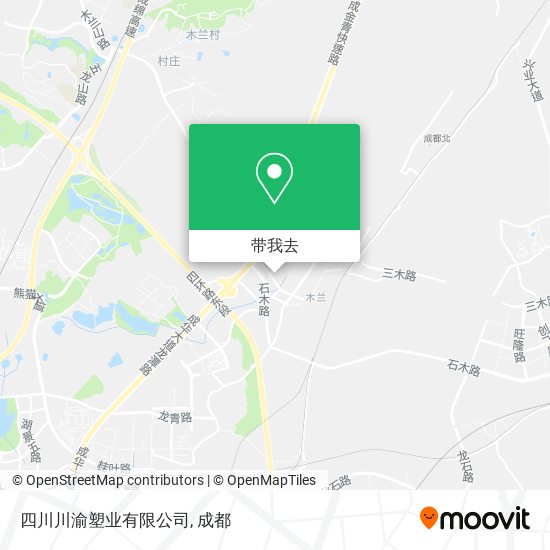 四川川渝塑业有限公司地图