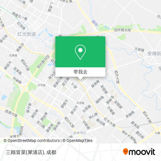 三顾冒菜(犀浦店)地图