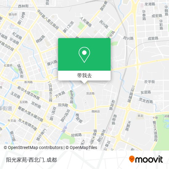 阳光家苑-西北门地图