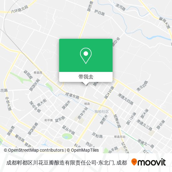 成都郫都区川花豆瓣酿造有限责任公司-东北门地图