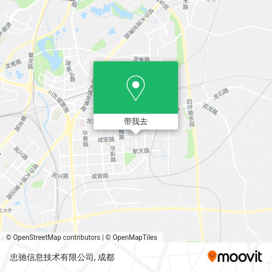 忠驰信息技术有限公司地图