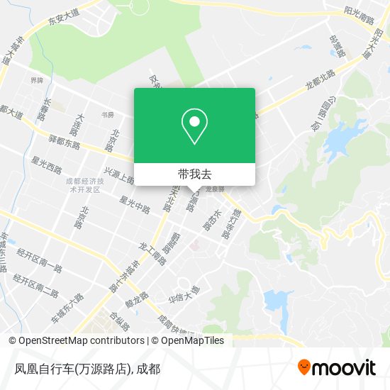 凤凰自行车(万源路店)地图