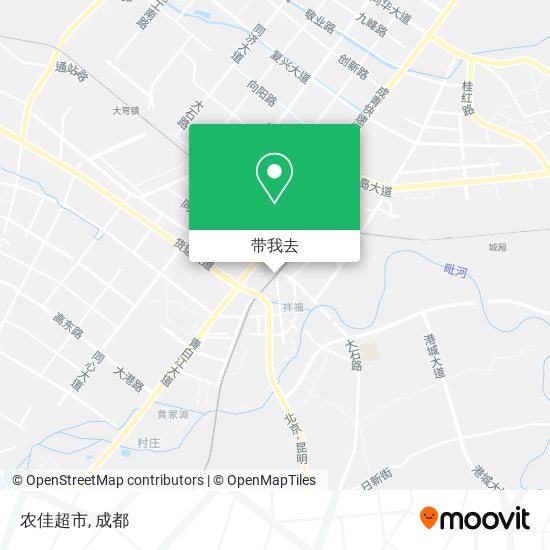 农佳超市地图