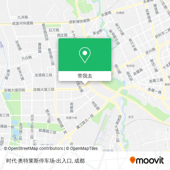 时代·奥特莱斯停车场-出入口地图