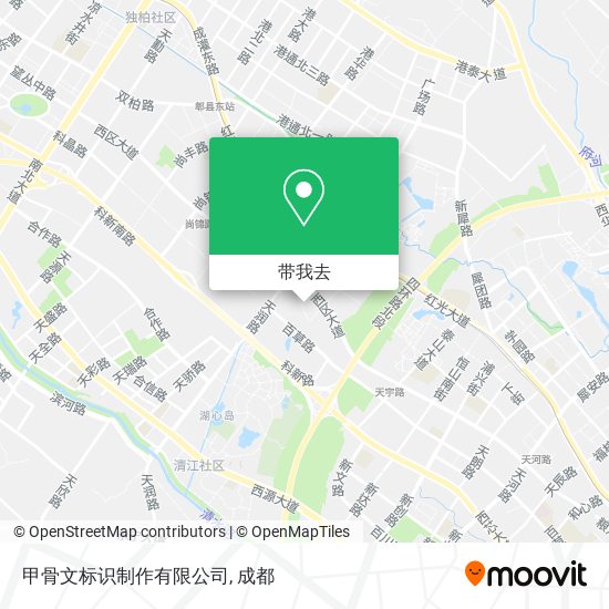 甲骨文标识制作有限公司地图