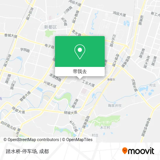 踏水桥-停车场地图