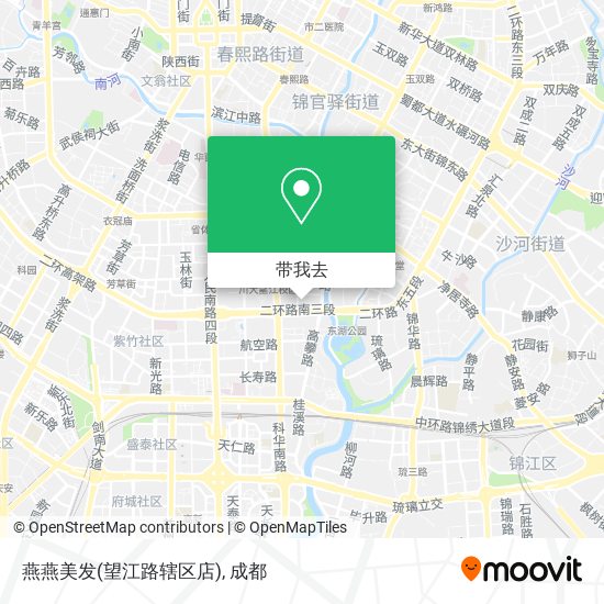 燕燕美发(望江路辖区店)地图