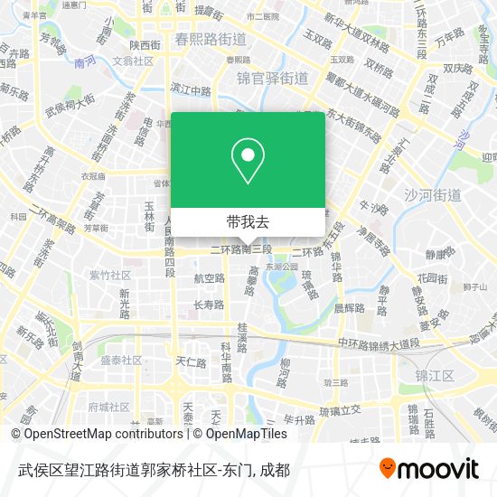 武侯区望江路街道郭家桥社区-东门地图
