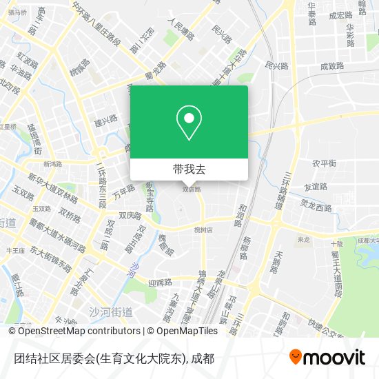 团结社区居委会(生育文化大院东)地图