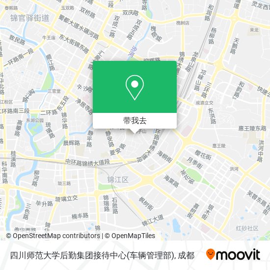四川师范大学后勤集团接待中心(车辆管理部)地图
