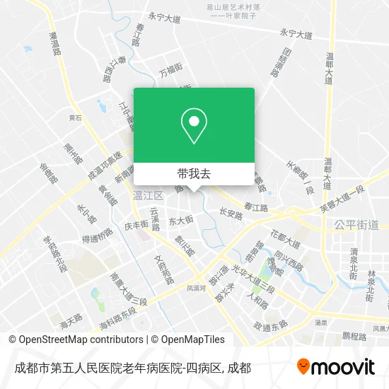 成都市第五人民医院老年病医院-四病区地图