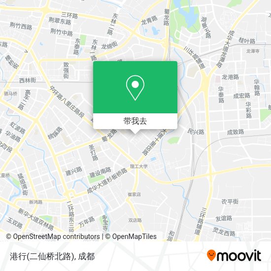 港行(二仙桥北路)地图