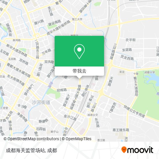 成都海关监管场站地图