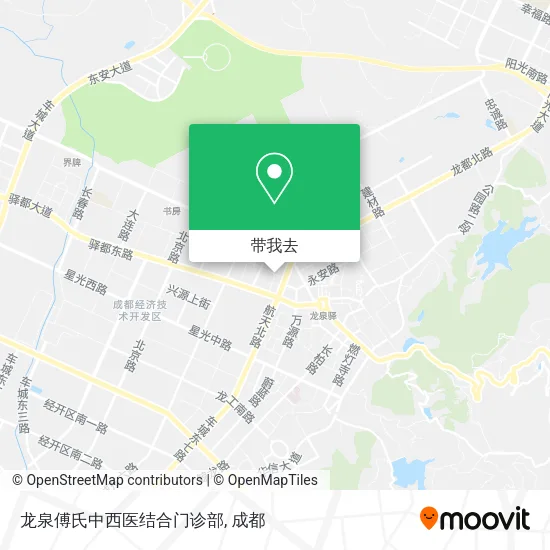 龙泉傅氏中西医结合门诊部地图