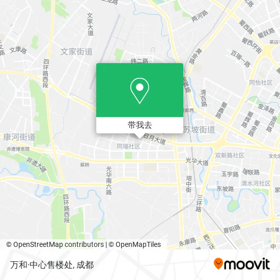 万和·中心售楼处地图