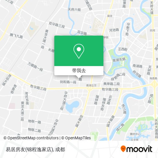易居房友(锦程逸家店)地图