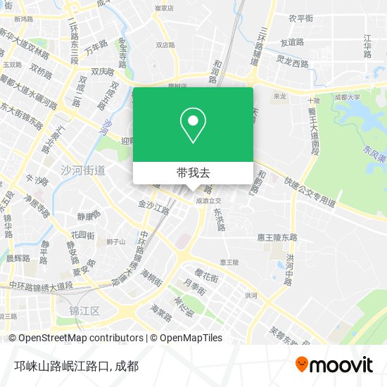 邛崃山路岷江路口地图