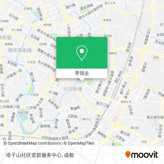 塔子山社区党群服务中心地图