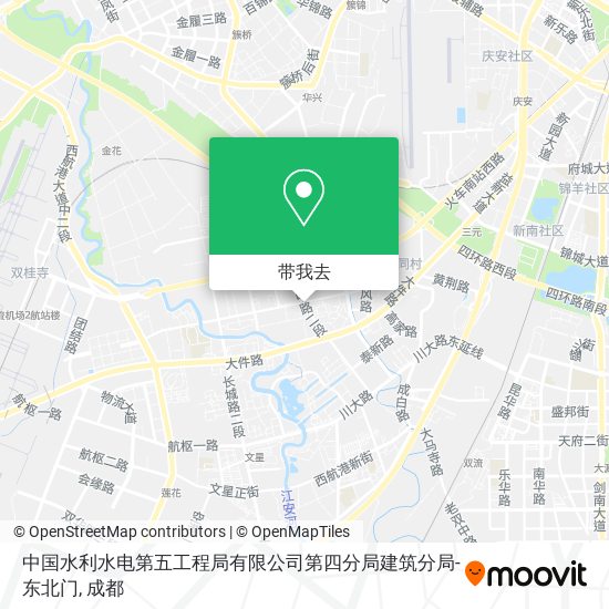 中国水利水电第五工程局有限公司第四分局建筑分局-东北门地图