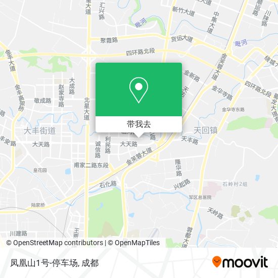 凤凰山1号-停车场地图