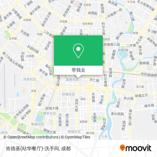 肯德基(站华餐厅)-洗手间地图
