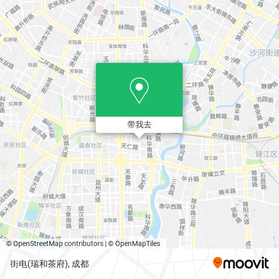 街电(瑞和茶府)地图