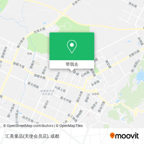 汇美童品(天使会员店)地图