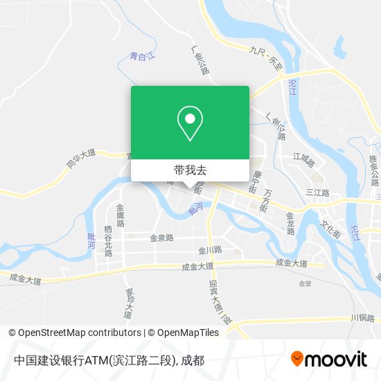 中国建设银行ATM(滨江路二段)地图