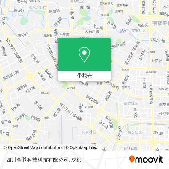 四川金苍科技科技有限公司地图