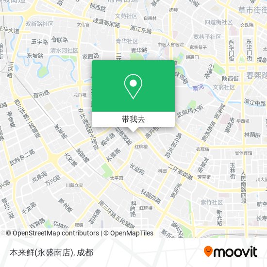 本来鲜(永盛南店)地图