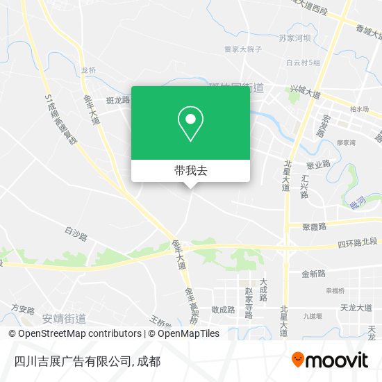 四川吉展广告有限公司地图