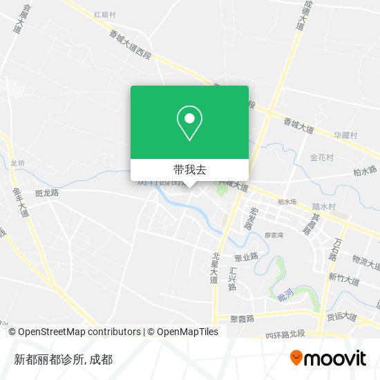 新都丽都诊所地图