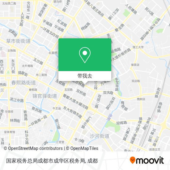国家税务总局成都市成华区税务局地图