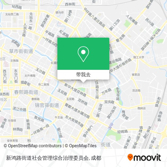 新鸿路街道社会管理综合治理委员会地图