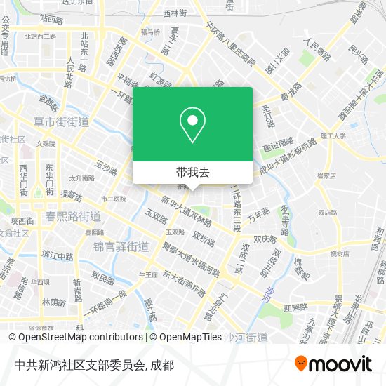 中共新鸿社区支部委员会地图