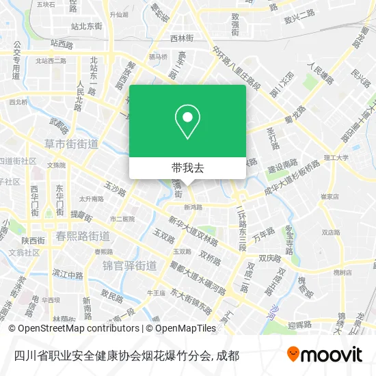 四川省职业安全健康协会烟花爆竹分会地图