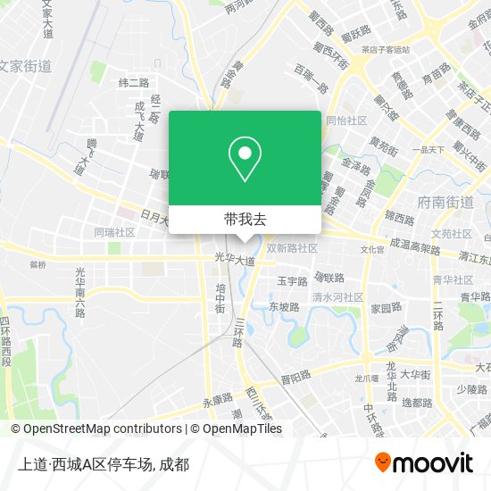 上道·西城A区停车场地图
