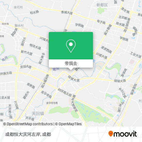 成都恒大滨河左岸地图
