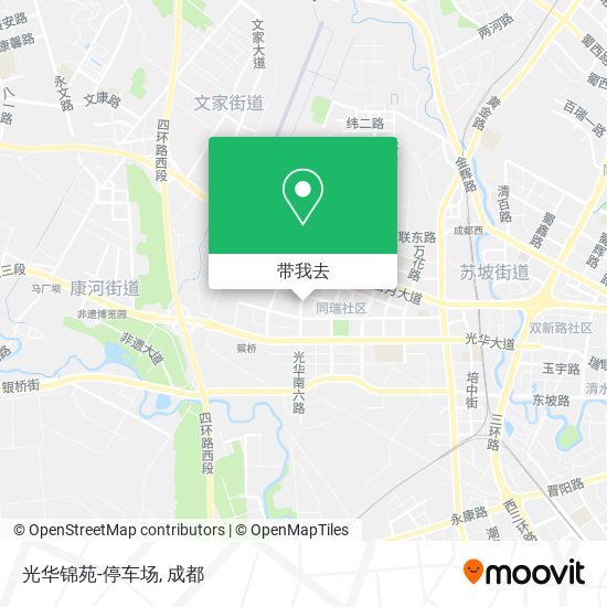 光华锦苑-停车场地图