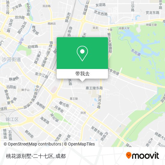 桃花源别墅-二十七区地图