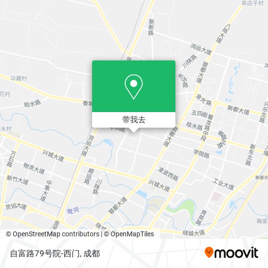 自富路79号院-西门地图